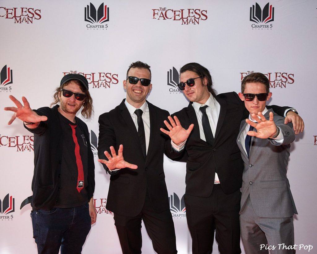 On the Red Carpet for the Faceless Man Film Premiere